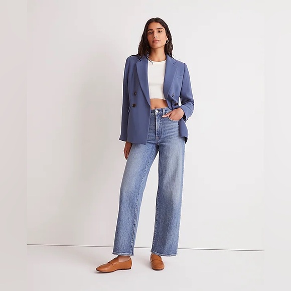 Madewell Denim - Madewell The Petite Perfect Vintage Wide Leg Jean in Heathcote Wash 25P NWT